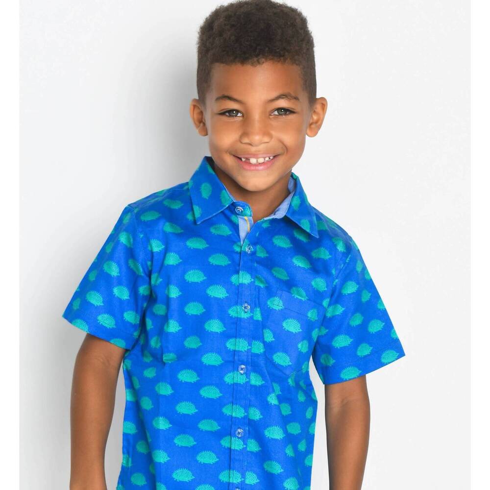 NEW TUKTUK DESIGNS hedgehogs shirt in blue